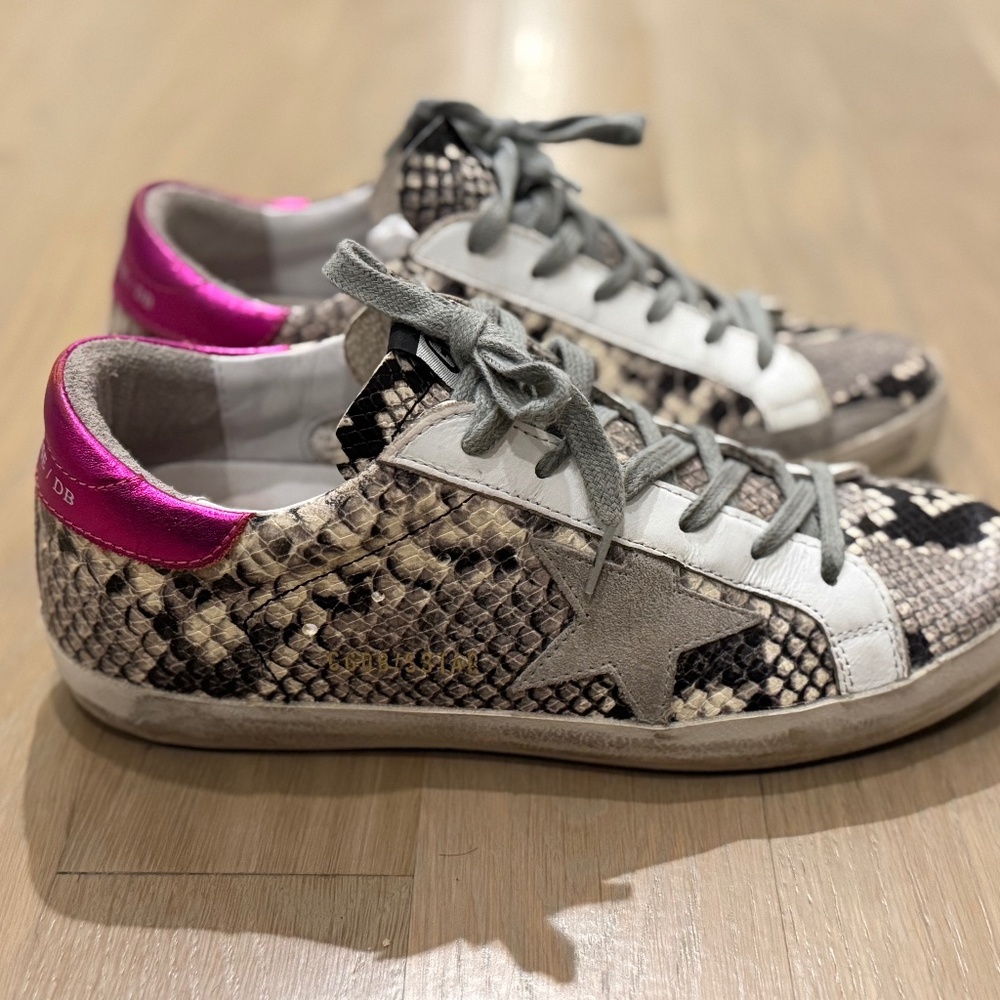 Golden Goose Superstar Python Sneaker, Size 37lik… - image 5